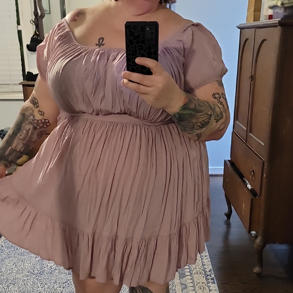 Mauve Sundress Shein 4xl